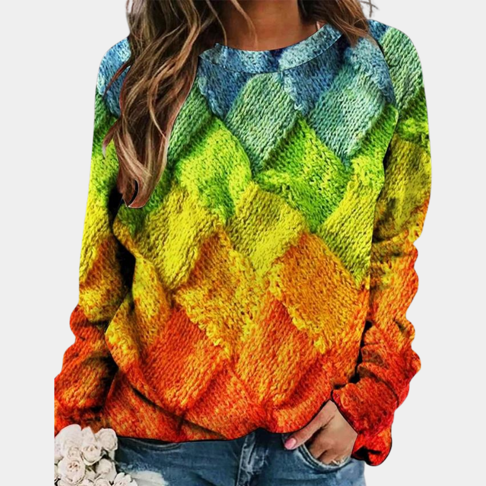 Damenpullover - Bunte Designs aus Polyester 2