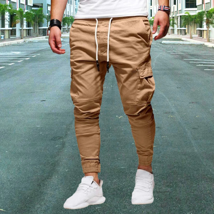 Daniel | Casual Cargohose Herren Mit Aufgesetzten Taschen 0