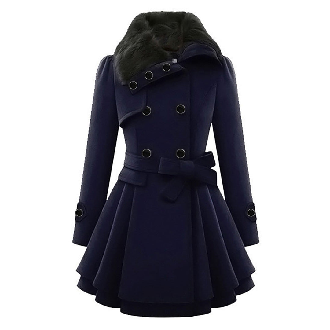 ELIZA Damenjacke – Lange Winterjacke mit Pelzkragen, Warm und Elegant 7