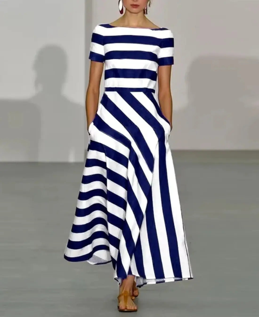 Elegante Boho Maxi-Kleid | Off-Shoulder Damenmode für Sommerliche Anlässe 0
