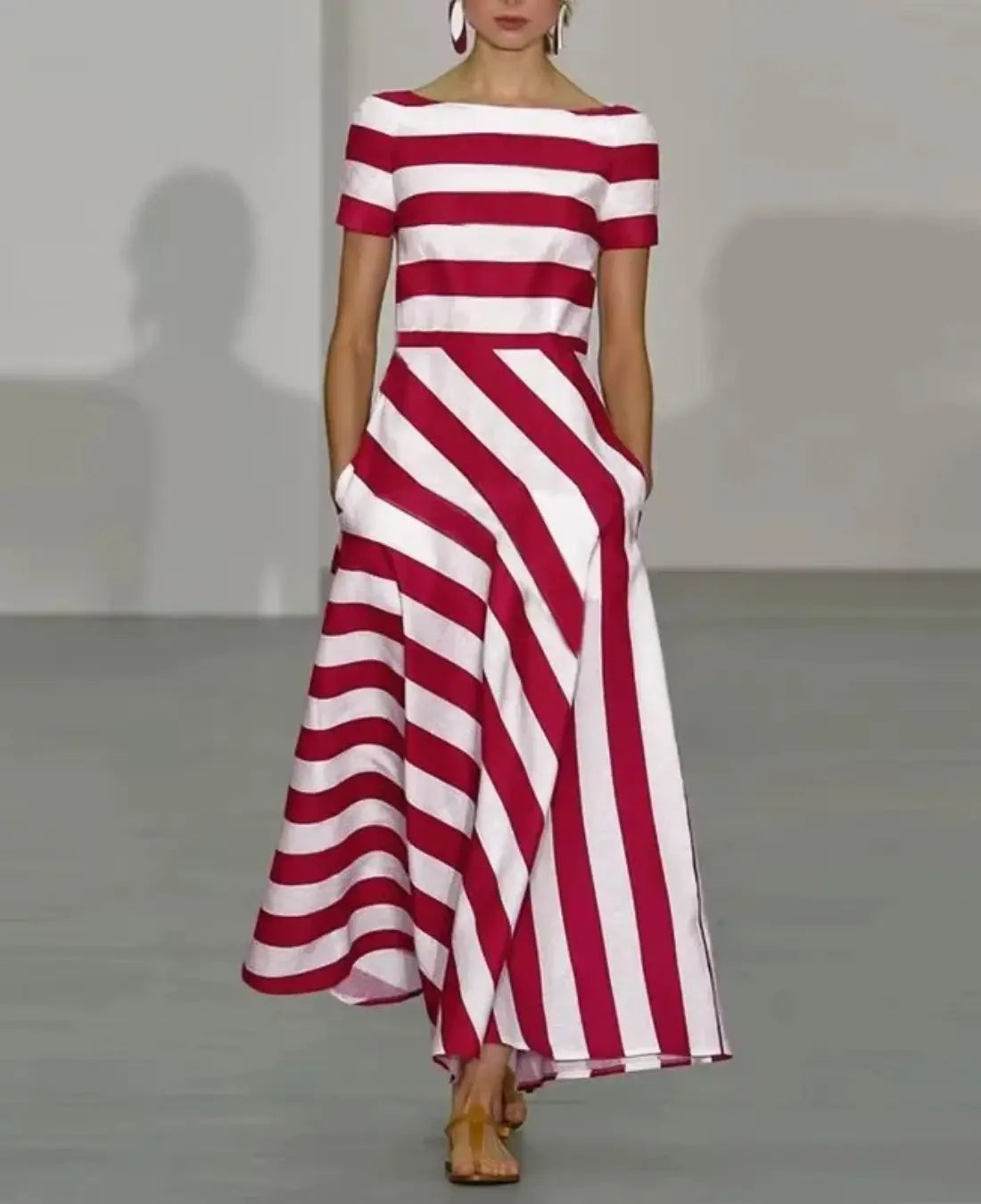 Elegante Boho Maxi-Kleid | Off-Shoulder Damenmode für Sommerliche Anlässe 1