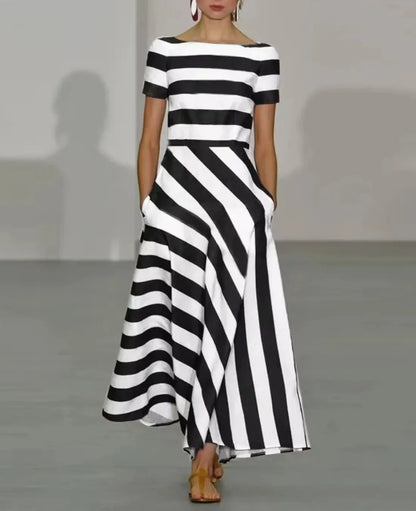 Elegante Boho Maxi-Kleid | Off-Shoulder Damenmode für Sommerliche Anlässe 2