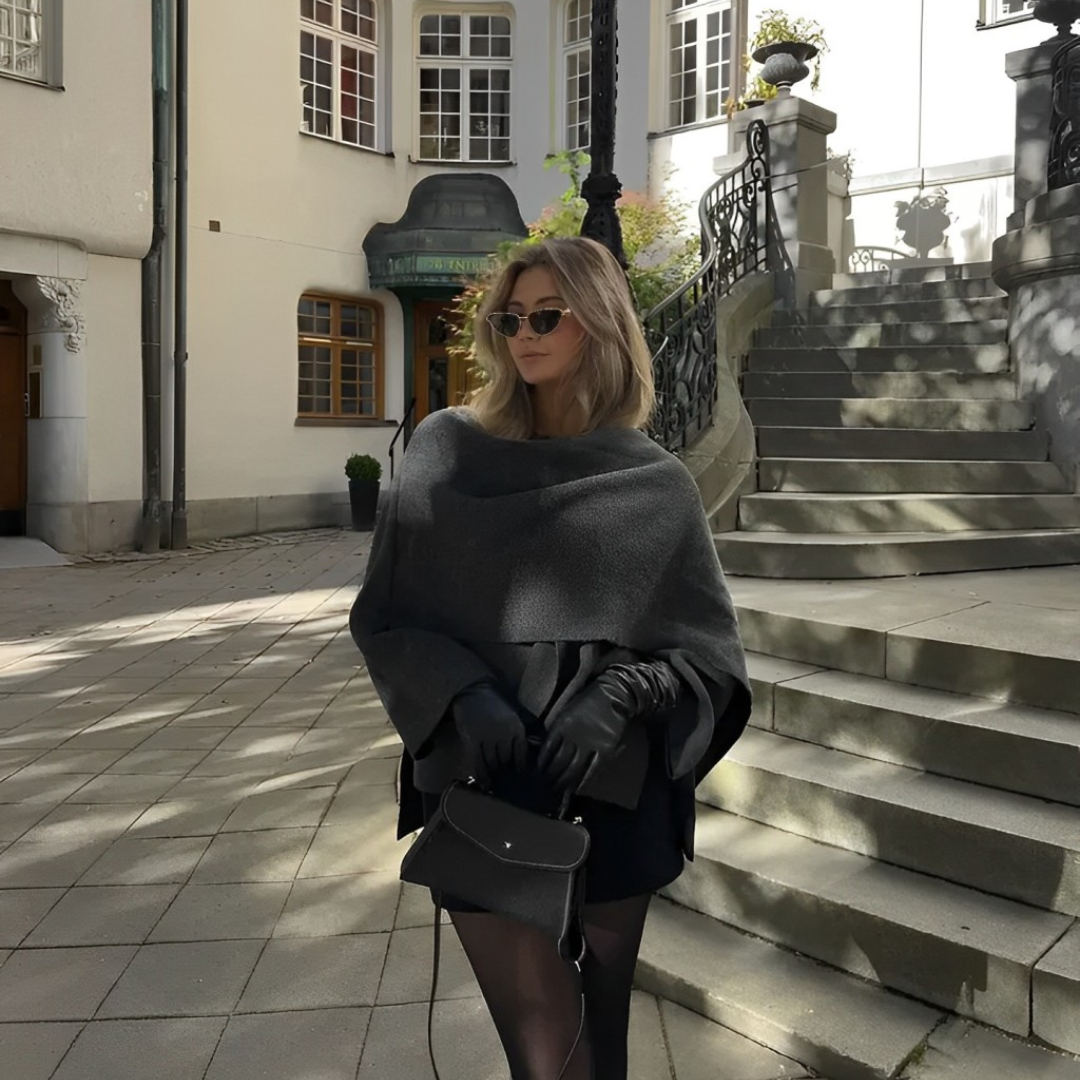 Elegante Damen-Cape-Jacke – Weiches Material, Vielseitig 2