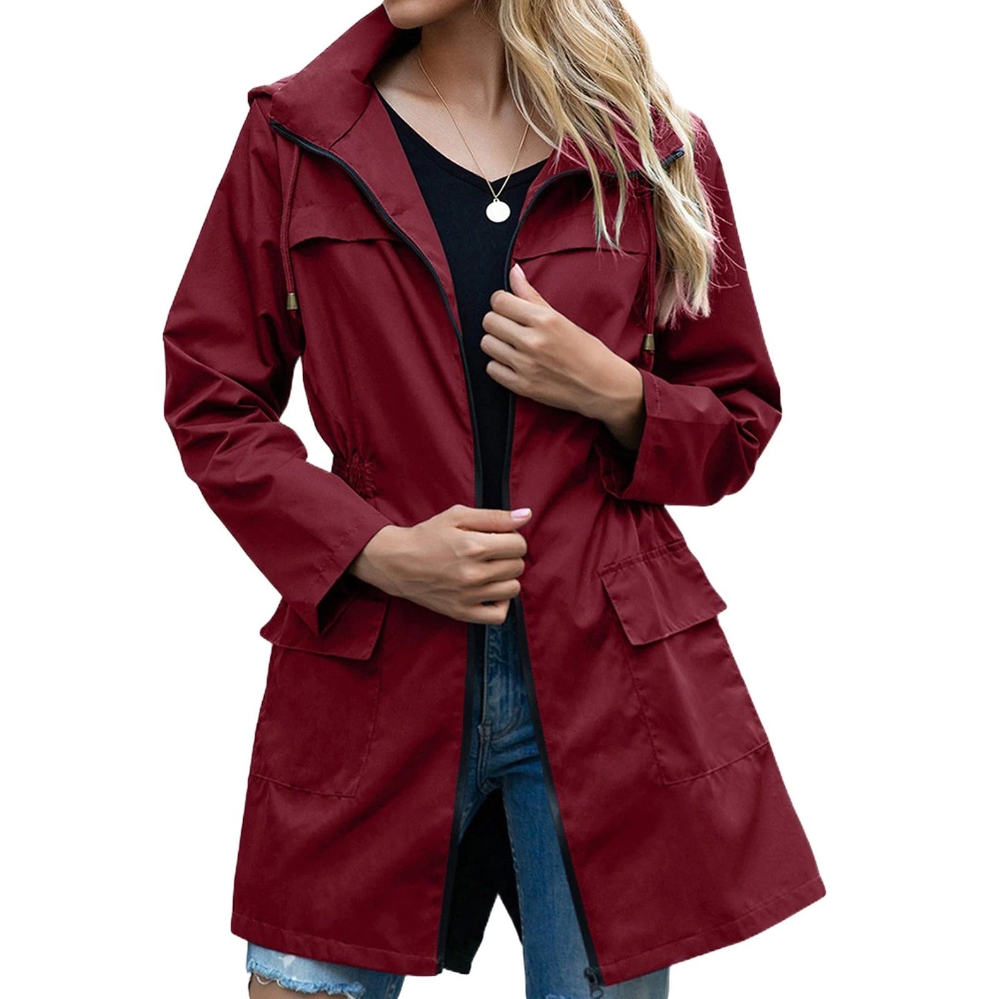 Elegante Damenjacke - Wasserabweisend, Ideal für Sommeroutfits 2