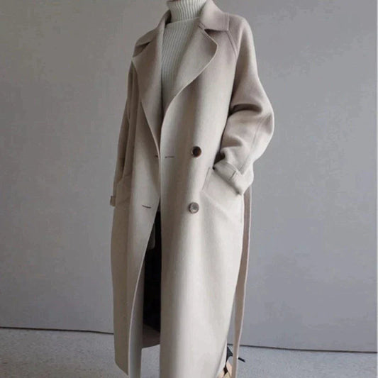 Elegante Damenjacke – Hochwertiges Material, Lange Winterjacke 0