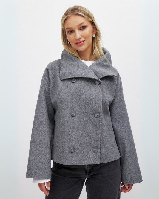 Elegante Damenjacke – Klassischer Double-Breasted Schnitt, Vielseitig 0