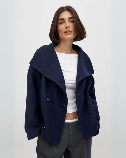Elegante Damenjacke – Klassischer Double-Breasted Schnitt, Vielseitig 8