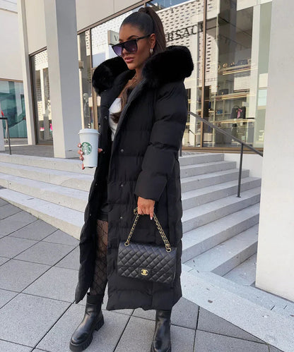 Elegante Damenjacke mit Kunstfellkragen – Hochwertiger Polyester, Zeitlos 3