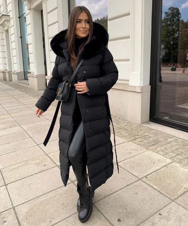 Elegante Damenjacke mit Kunstfellkragen – Hochwertiger Polyester, Zeitlos 5