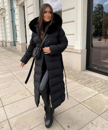 Elegante Damenjacke mit Kunstfellkragen – Hochwertiger Polyester, Zeitlos 5
