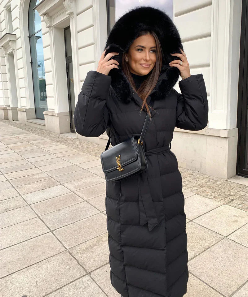 Elegante Damenjacke mit Kunstfellkragen – Hochwertiger Polyester, Zeitlos 6