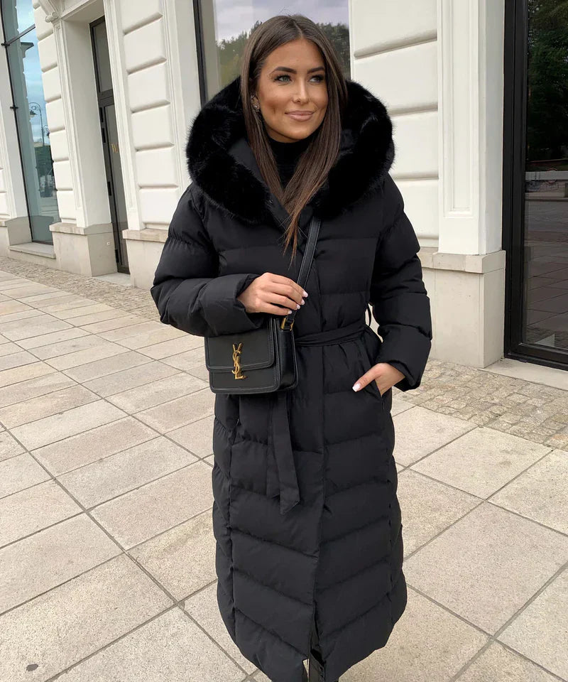 Elegante Damenjacke mit Kunstfellkragen – Hochwertiger Polyester, Zeitlos 8