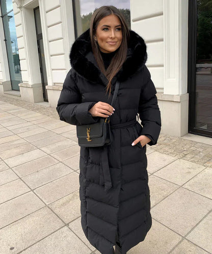 Elegante Damenjacke mit Kunstfellkragen – Hochwertiger Polyester, Zeitlos 8