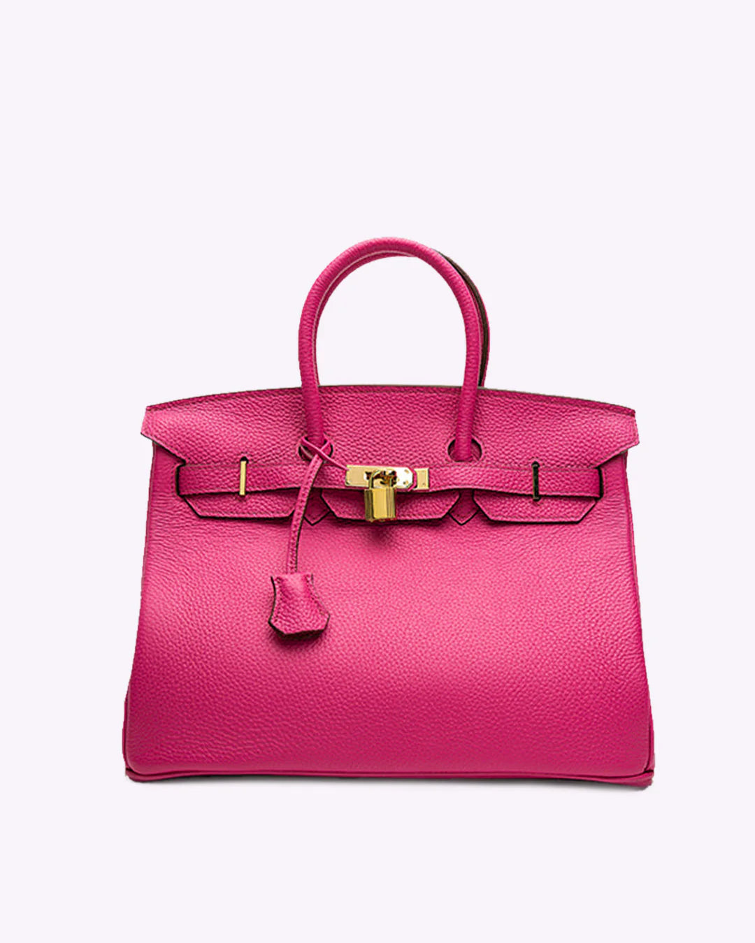 Elegante Handtasche Damen aus echtem Leder mit Goldenen Akzenten – Stilvolle, Geräumige Tasche für Alltag und Büro 6
