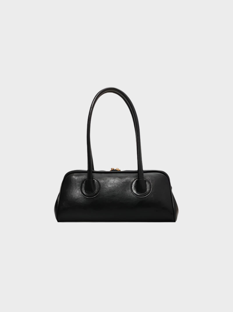 Elegante Handtasche aus PU-Leder mit langen Griffen – Klassisches Design für besondere Anlässe 0