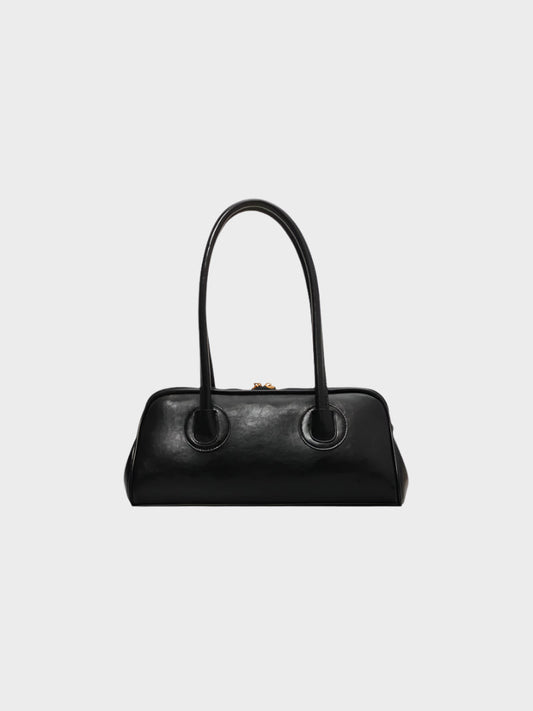 Elegante Handtasche aus PU-Leder mit langen Griffen – Klassisches Design für besondere Anlässe 0
