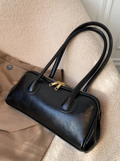 Elegante Handtasche aus PU-Leder mit langen Griffen – Klassisches Design für besondere Anlässe 2