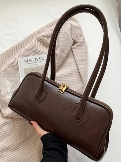Elegante Handtasche aus PU-Leder mit langen Griffen – Klassisches Design für besondere Anlässe 4