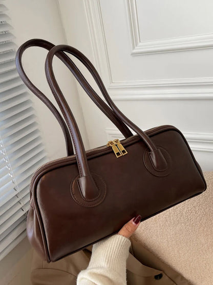 Elegante Handtasche aus PU-Leder mit langen Griffen – Klassisches Design für besondere Anlässe 5