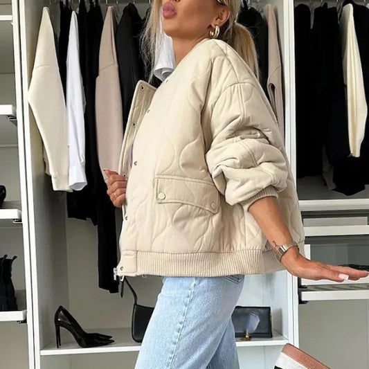 Elin | Trendy Gefütterte Damenjacke für Kühle Tage 1
