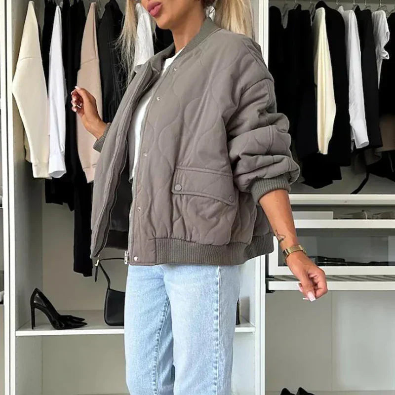Elin | Trendy Gefütterte Damenjacke für Kühle Tage 4