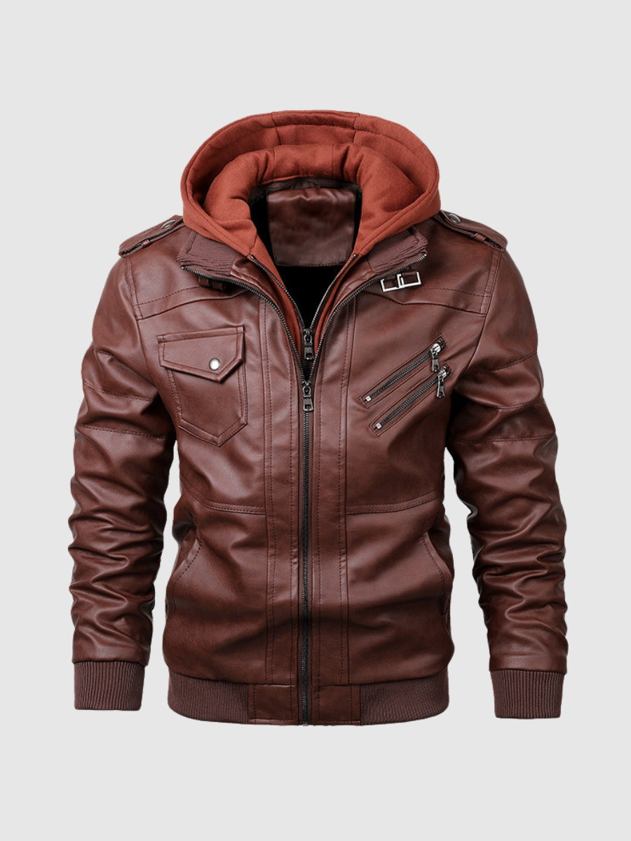 Elite Herren Jacke – Hochwertiges Leder, Modernes Design 2