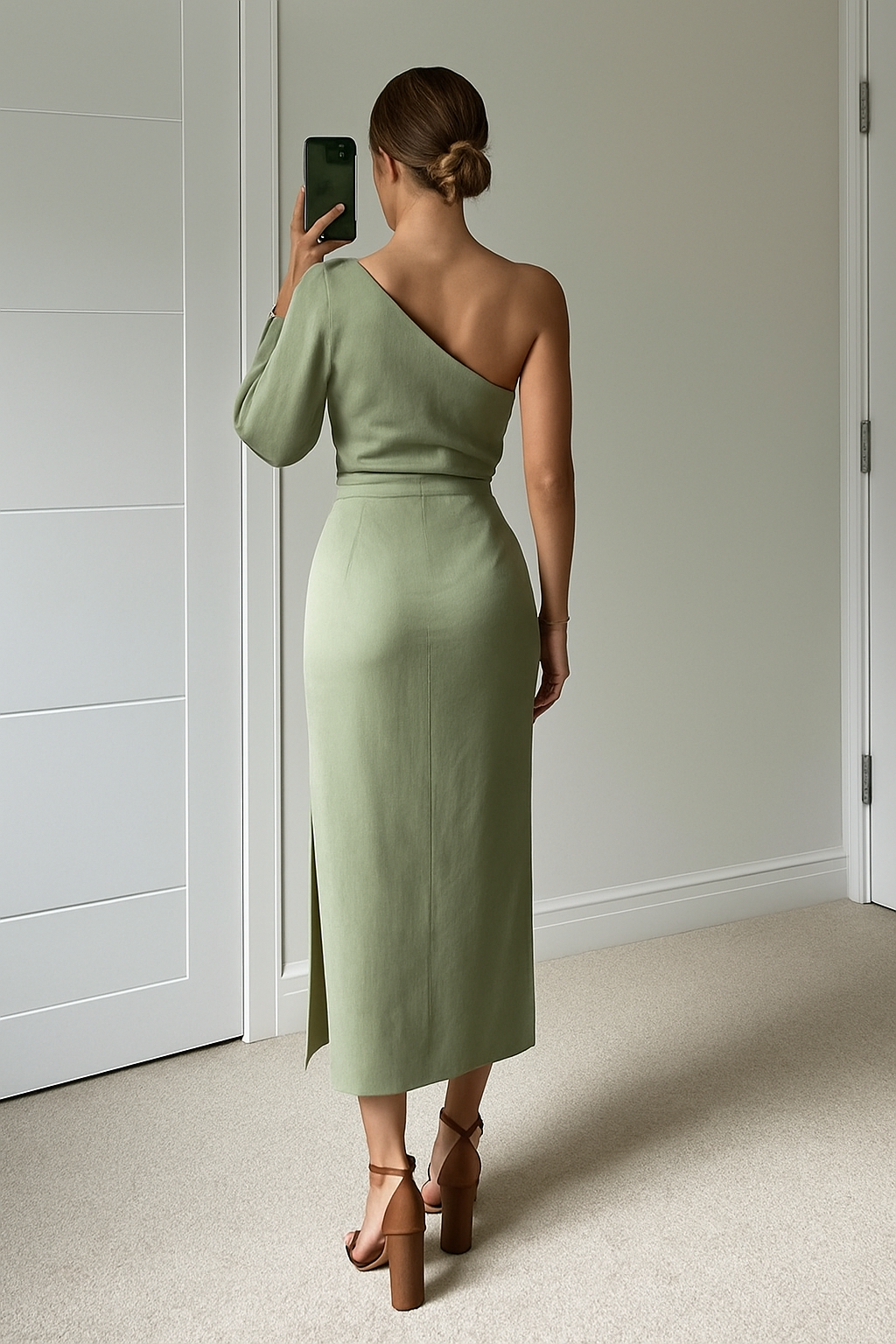 Ella | One-Shoulder Maxi Kleid mit eleganter Passform 1