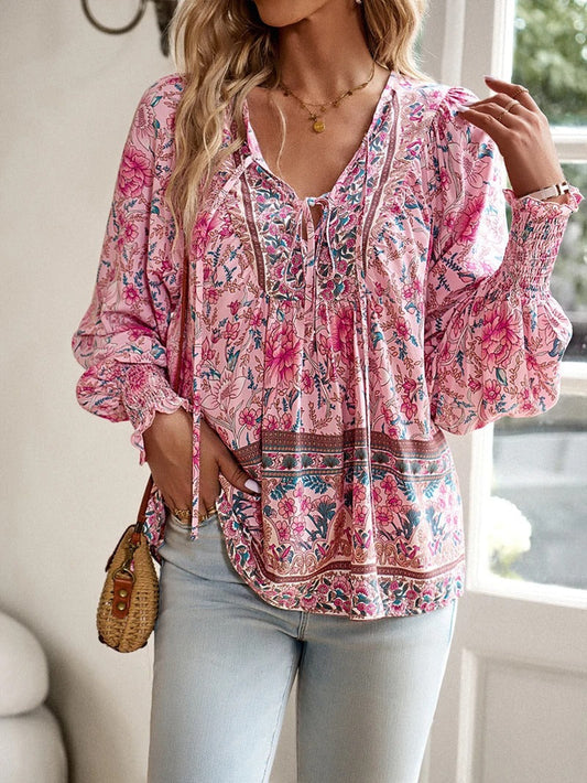 Elodie | Luftige Blumenbluse für den Sommer 0