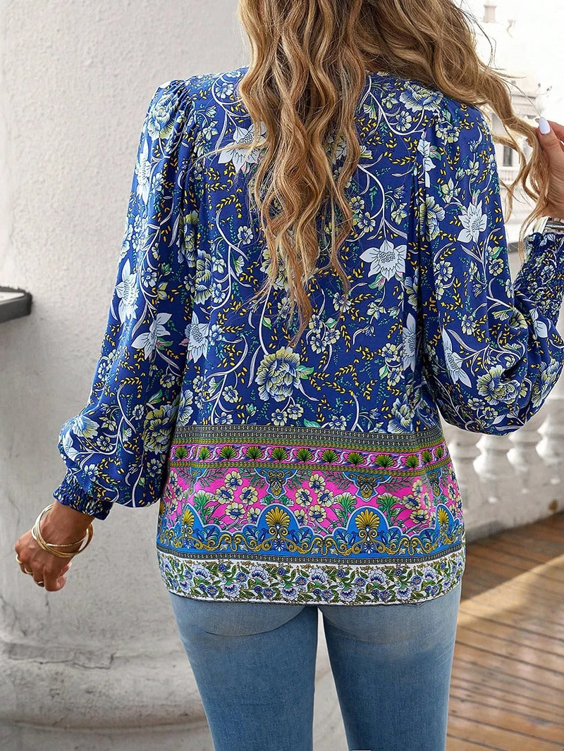 Elodie | Luftige Blumenbluse für den Sommer 5