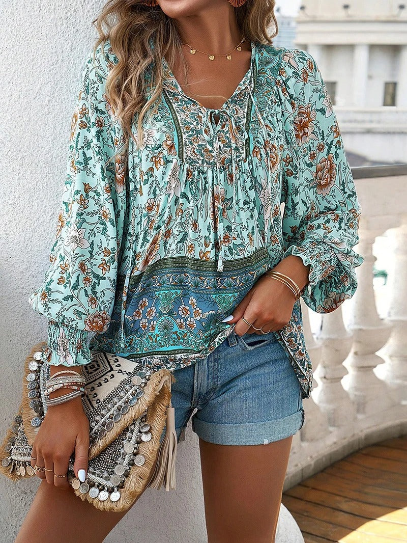 Elodie | Luftige Blumenbluse für den Sommer 6