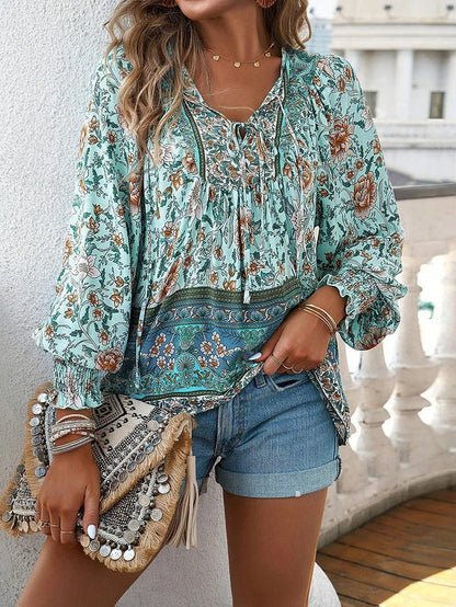 Elodie | Luftige Blumenbluse für den Sommer 6