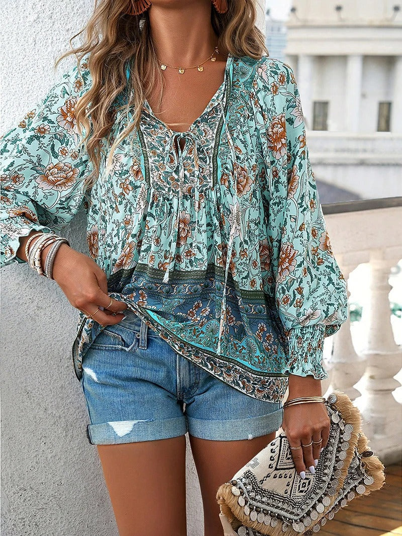 Elodie | Luftige Blumenbluse für den Sommer 7