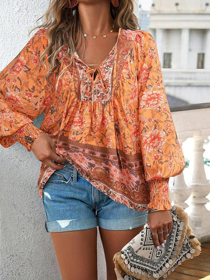 Elodie | Luftige Blumenbluse für den Sommer 9