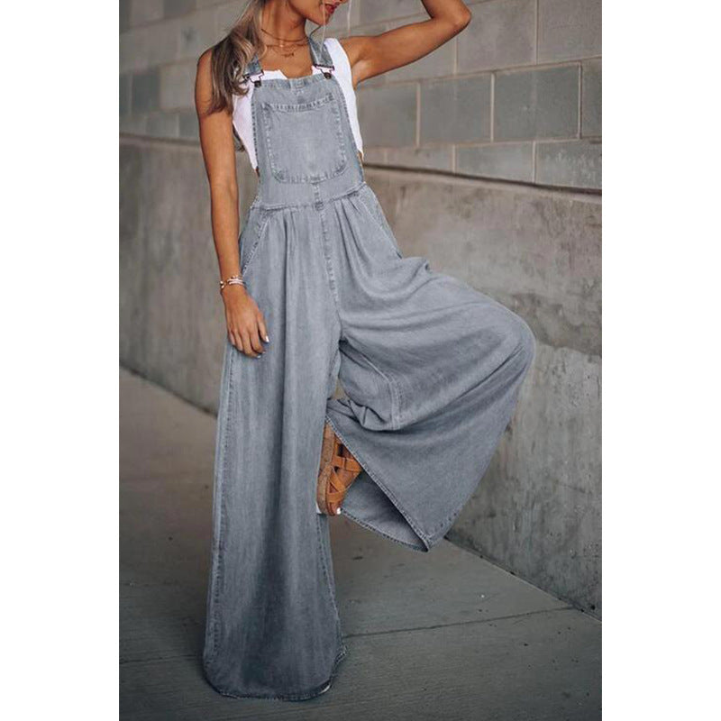 Emilia Denim Jumpsuit Damen – Bequeme Passform, Trendiges Design für den Sommer 10