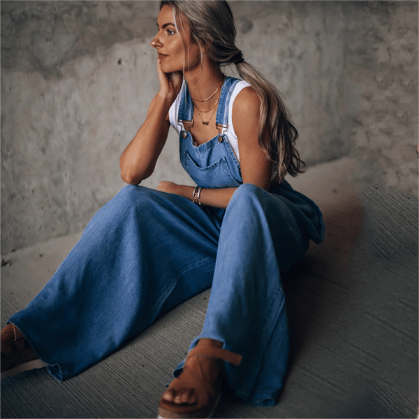 Emilia Denim Jumpsuit Damen – Bequeme Passform, Trendiges Design für den Sommer 7