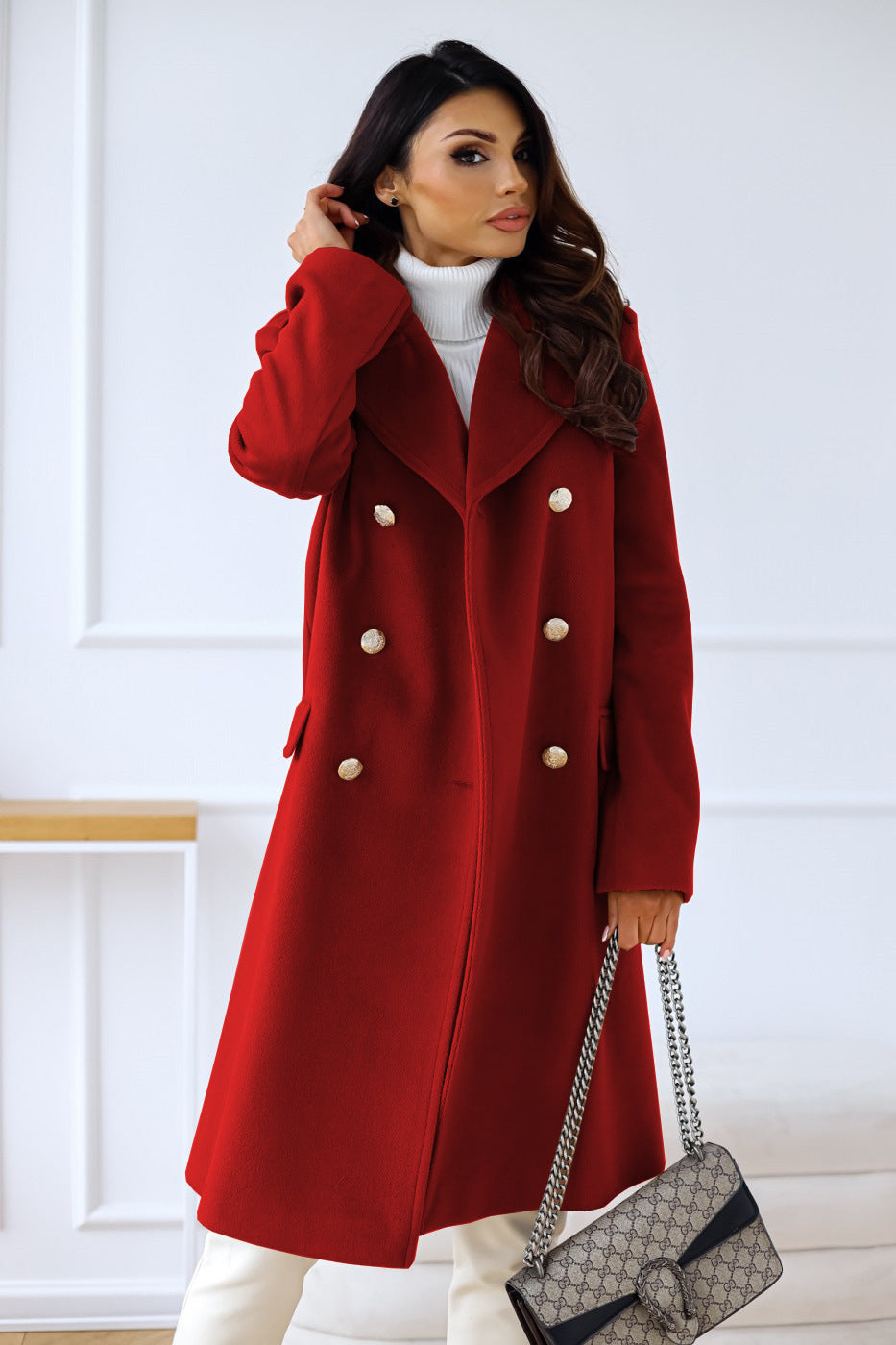 Eva | Elegante Damenjacke Mit Doppelter Knopfleiste Für Jeden Anlass 11