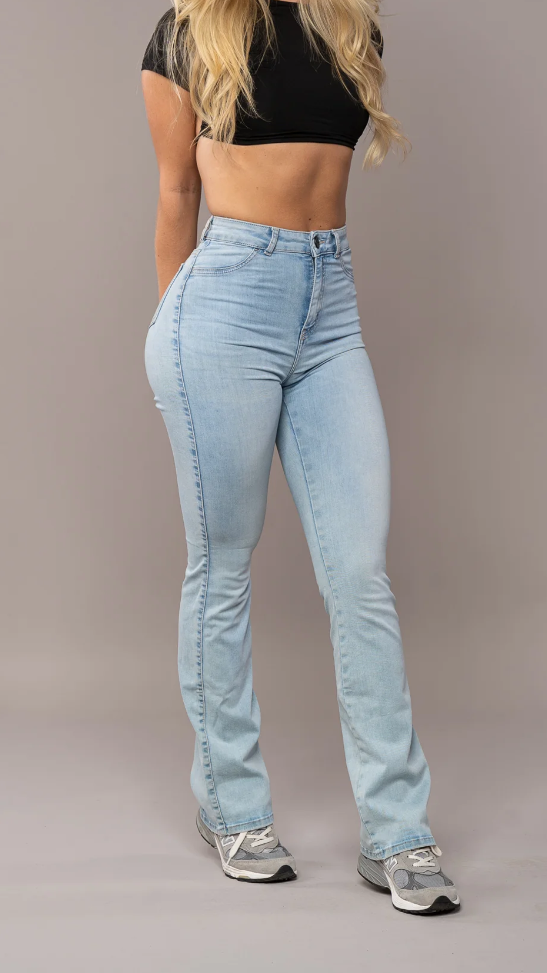 Flared Jeans Damen | Hohe Taille & Stretch Passform für Eleganten Look 0