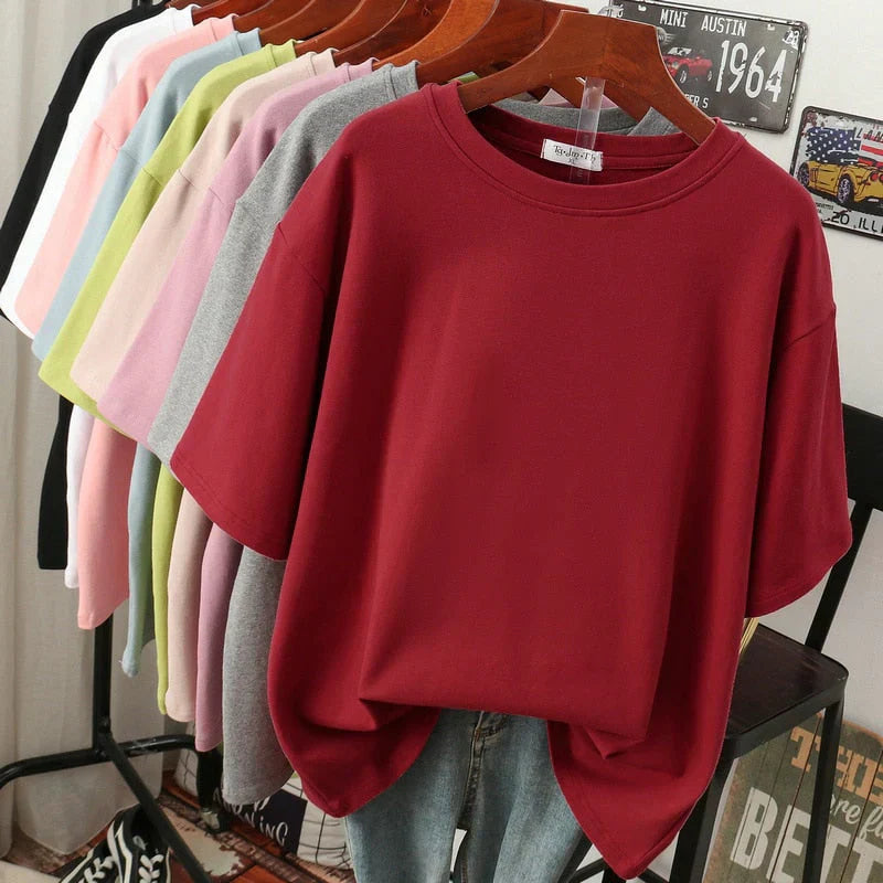 Frederikka Oversized T-Shirt Damen – Weiche Baumwollmischung, Lässig 3