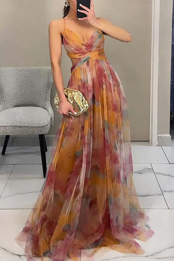 Gardenia | Maxi Kleid Blumenmuster Für Damen – Perfekt Als Maxikleid Hochzeitsgast Oder Im Sommer 6
