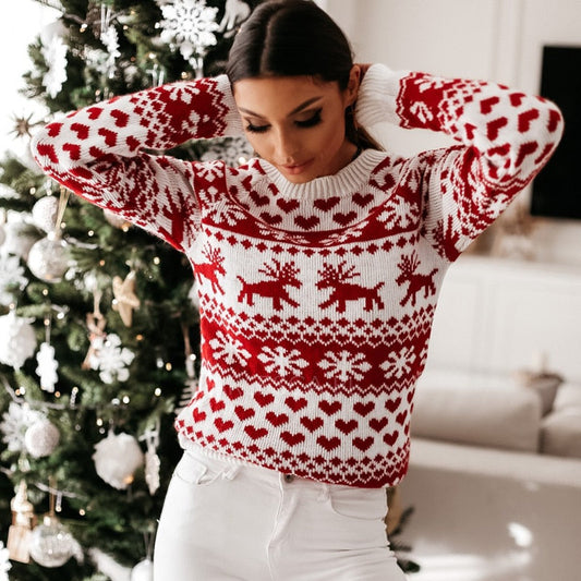 Zimowy Sweter Damski SnowFlake Hause Lune