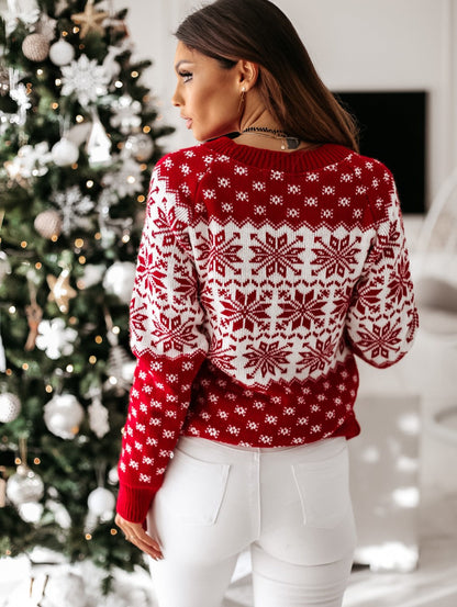 Zimowy Sweter Damski SnowFlake Hause Lune