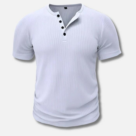 Henley T-Shirt für Männer | Muscle Fit Design 1