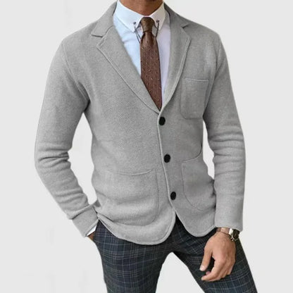 Luxuriöser Strickblazer für Herren Hause Lune