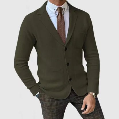 Luxuriöser Strickblazer für Herren Hause Lune
