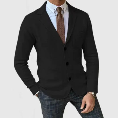 Luxuriöser Strickblazer für Herren Hause Lune