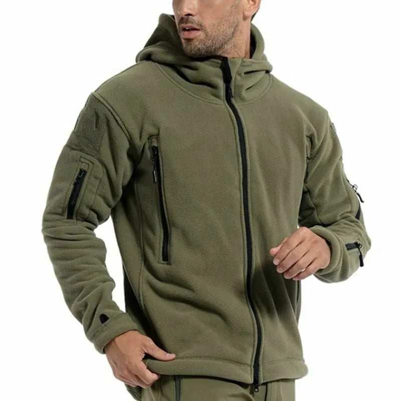 Tactical Fleece Jas Met Capuchon Voor Heren - NORDWAY Hause Lune
