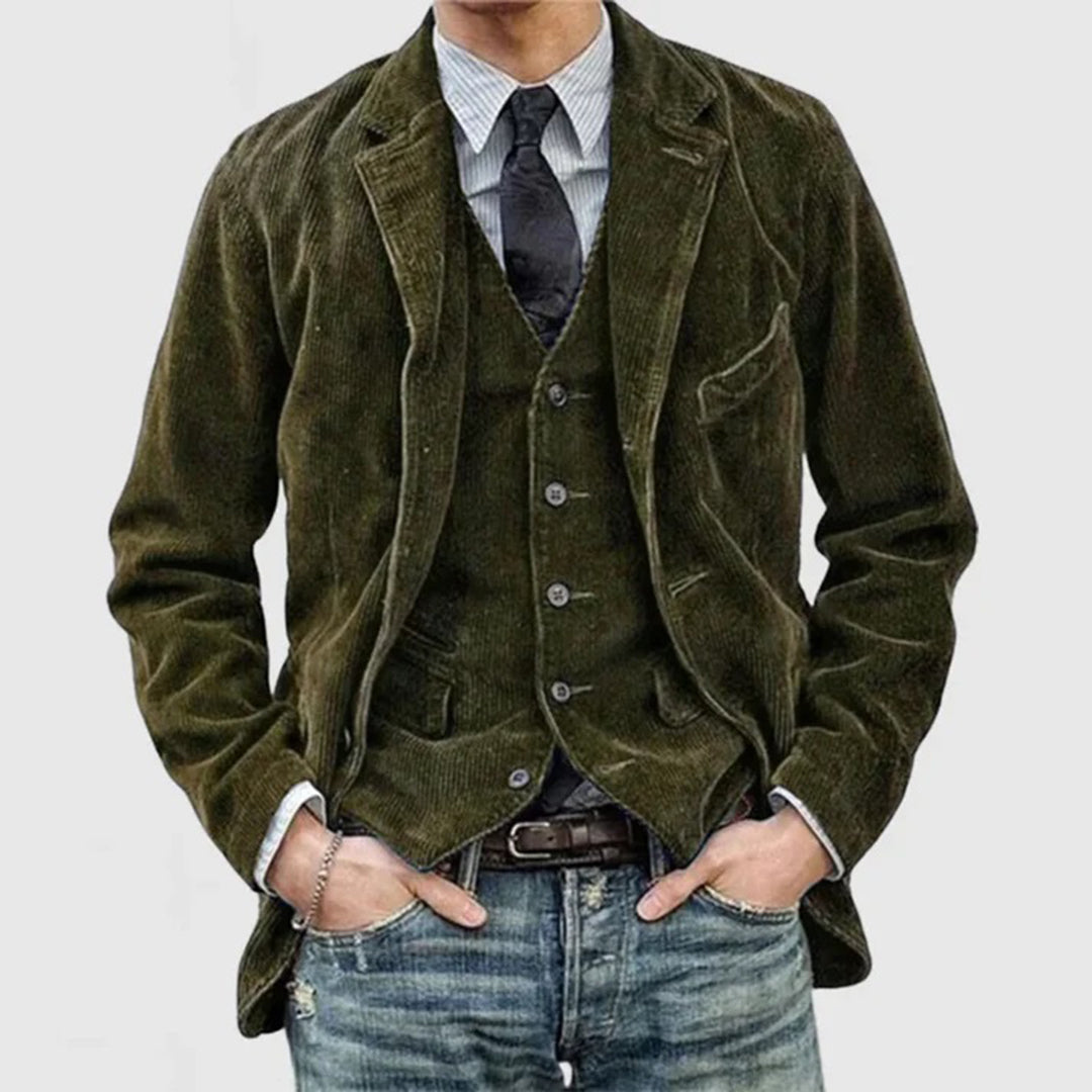 Herren Corduroy Jacke – Klassisches Design, Vielseitig 1