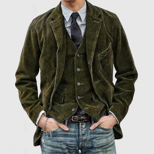 Herren Corduroy Jacke – Klassisches Design, Vielseitig 1