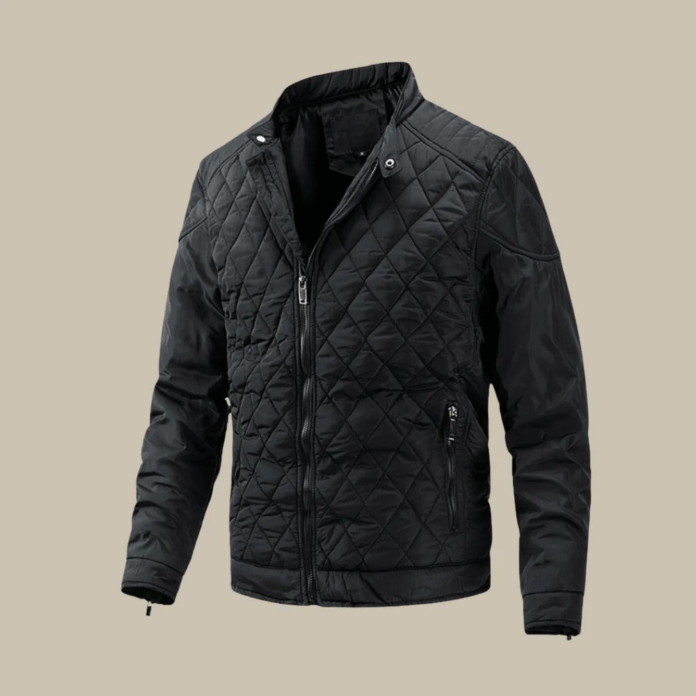 Herren Gequiltete Jacke – Hochwertiges Polyester, Modernes Design 1