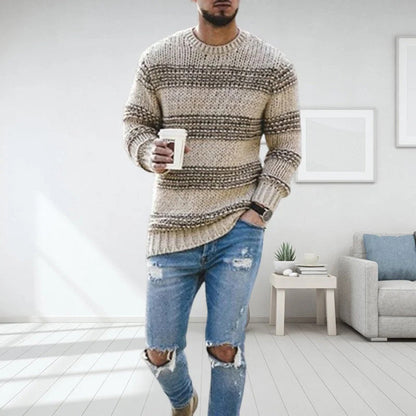 Herren Grobstrickpullover LANDYN – Norwegisches Design, Winterwarm 0